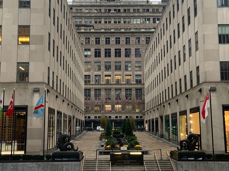 Buildings in New York City. 