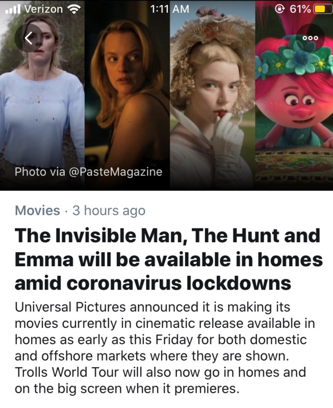 A screenshot of a news story on Twitter. 