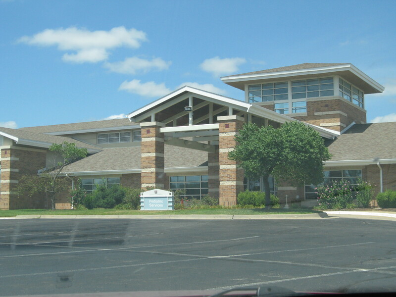 A photo of the exterior of the Heartspring school for special needs children. 