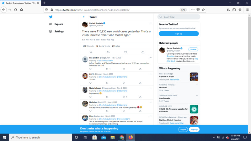 Screenshot of Twitter feed.