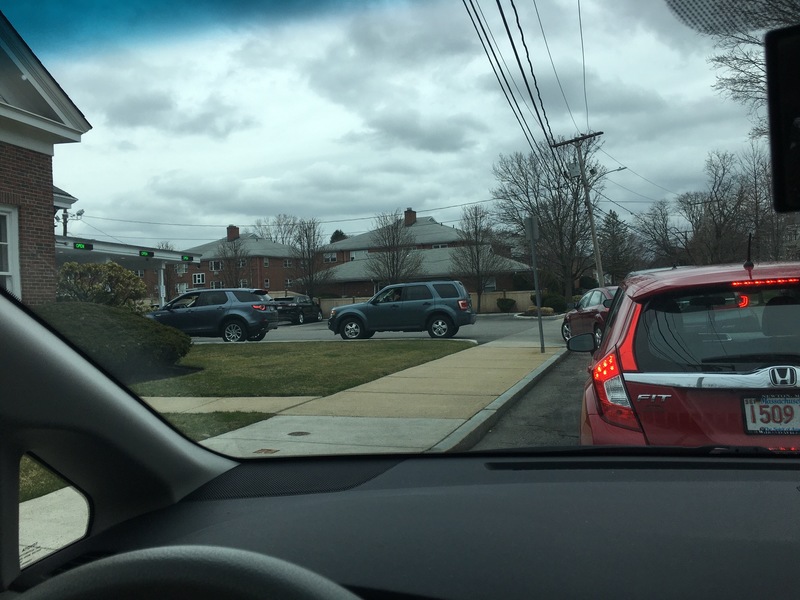 a line of cars