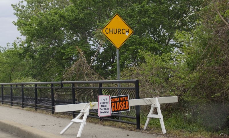 A closed trail.