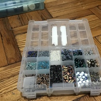 Jewelry making supplies and beads. 