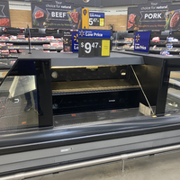 An empty shelf at a store. 