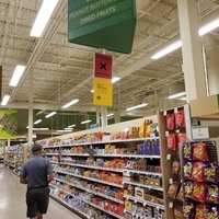 An isle in a grocery store. 