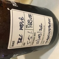 A picture of a label on a bottle of beer. 