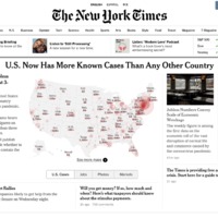 A screenshot of the New York Times. 