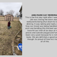 A photo of a child in a field. 