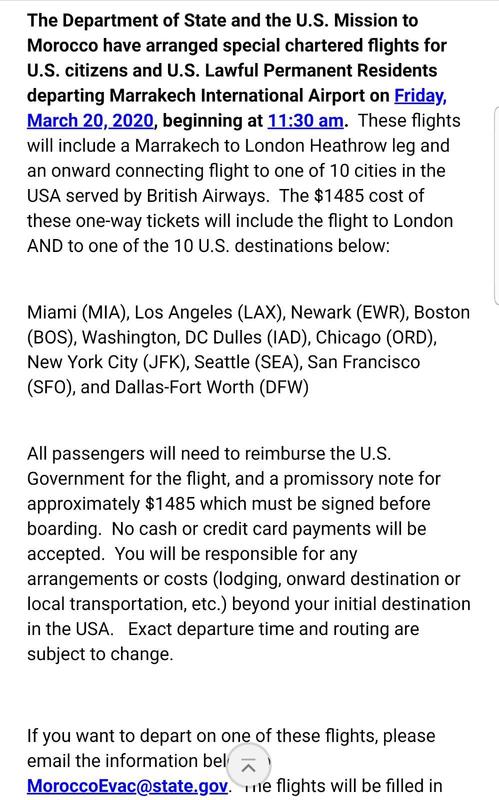 Announcement over a phone notification. 