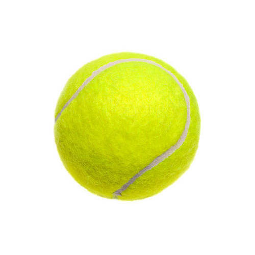 A tennis ball.