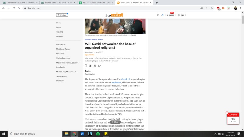 An article from livemint.com.